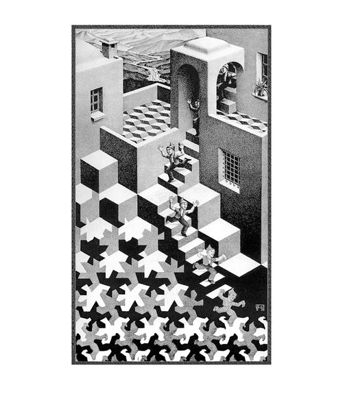 Art Print M C Escher Kreislauf 55x65cm ESE 01 PGM | Yourdecoration.co.uk
