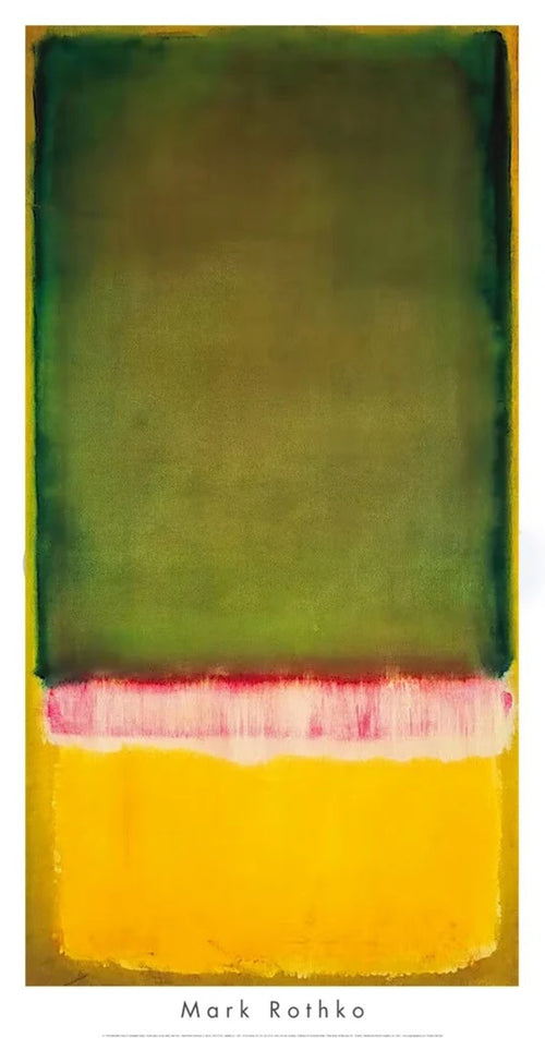 Art Print Mark Rothko Untitled 1949 53x101 5cm MKR 464 | Yourdecoration.co.uk