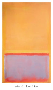 Art Print Mark Rothko Untitled 1954 57x96 5cm MKR 820 | Yourdecoration.co.uk
