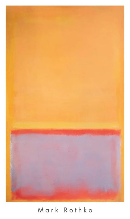 Art Print Mark Rothko Untitled 1954 57x96 5cm MKR 820 | Yourdecoration.co.uk