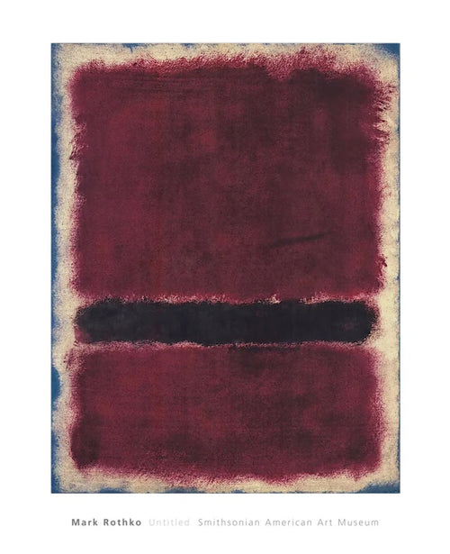 Art Print Mark Rothko Untitled 1963 66x81cm MKR 587 | Yourdecoration.co.uk