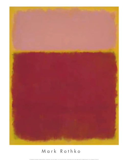 Art Print Mark Rothko Untitled No 17 1961 61x76cm MKR 957 | Yourdecoration.co.uk