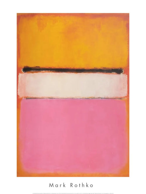 Art Print Mark Rothko White Center 1950 61x84cm MKR 955 | Yourdecoration.co.uk