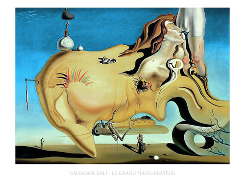 Art Print Salvador Dali Le Grand Masturbateur 80x60cm SD 510 PGM | Yourdecoration.co.uk