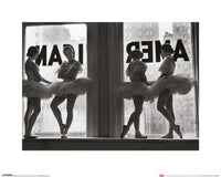 Art Print Time Life Ballet Dancers In Window 50x40cm Pyramid PPR43063 | Yourdecoration.co.uk
