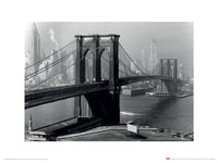 Art Print Time Life Brooklyn Bridge New York 1946 40x30cm Pyramid PPR44239 | Yourdecoration.co.uk