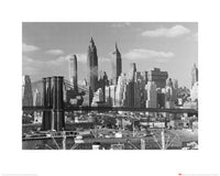 Art Print Time Life Lower Manhattan Skyline 1948 50x40cm Pyramid PPR43232 | Yourdecoration.co.uk