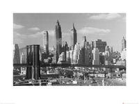 Art Print Time Life Lower Manhattan Skyline 1948 80x60cm Pyramid PPR40466 | Yourdecoration.co.uk