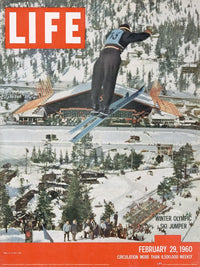 Art Print Time Life Olympic Ski Jumper 30x40cm Pyramid PPR54149 | Yourdecoration.co.uk