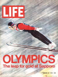 Art Print Time Life Sapporo Olympic Ski Jumper 30x40cm Pyramid PPR54153 | Yourdecoration.co.uk