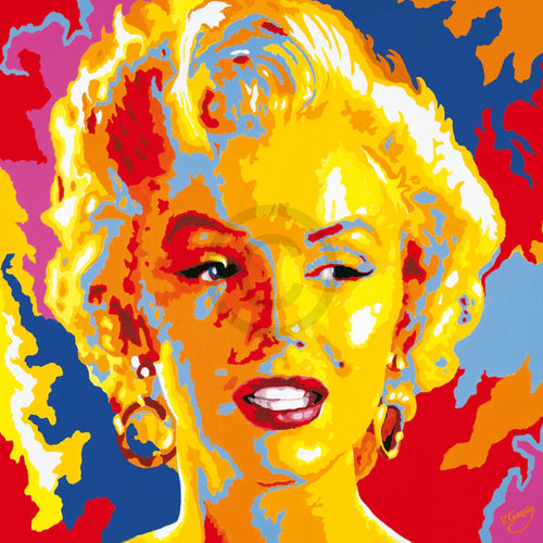 Art Print Vladimir Gorsky Marilyn Monroe 85x85cm GIV 01 PGM | Yourdecoration.co.uk