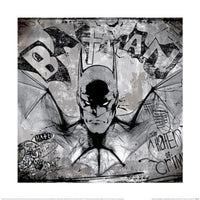 Art Print Wb100 Batman Hater Of Crime 40x40cm Pyramid PPR55139 | Yourdecoration.co.uk