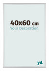 Aurora Aluminium Photo Frame 40x60cm Silver Matt Front Size | Yourdecoration.co.uk