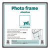 Aurora Aluminium Photo Frame 60x60cm Black Mat Front Size | Yourdecoration.co.uk