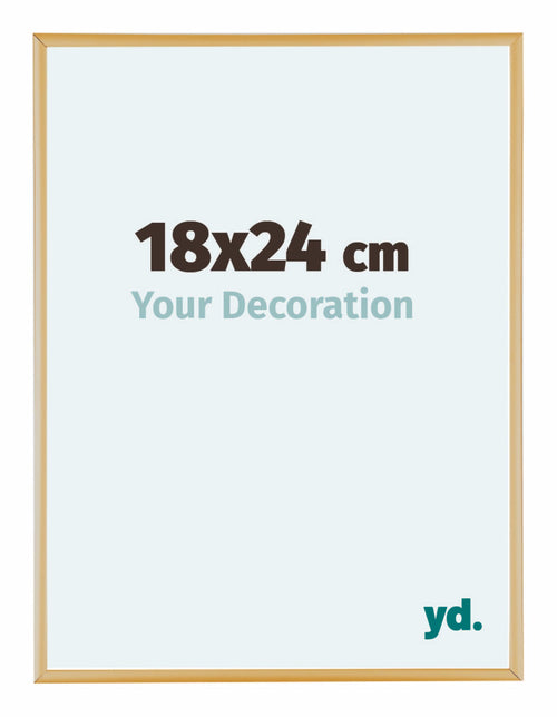 Austin Aluminium Photo Frame 18x24cm Gold Vintage Front Size | Yourdecoration.co.uk