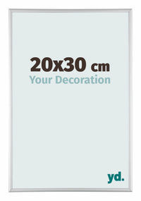 Austin Aluminium Photo Frame 20x30cm Silver Matt Front Size | Yourdecoration.co.uk