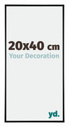 Austin Aluminium Photo Frame 20x40cm Black Matt Front Size | Yourdecoration.co.uk