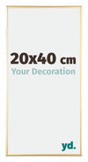 Austin Aluminium Photo Frame 20x40cm Gold High Gloss Front Size | Yourdecoration.co.uk