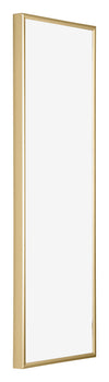 Austin Aluminium Photo Frame 20x60cm Gold High Gloss Front Oblique | Yourdecoration.co.uk