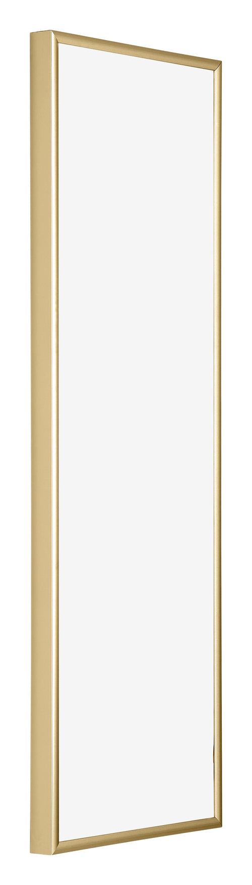 Austin Aluminium Photo Frame 20x60cm Gold High Gloss Front Oblique | Yourdecoration.co.uk