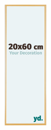 Austin Aluminium Photo Frame 20x60cm Gold Vintage Front Size | Yourdecoration.co.uk
