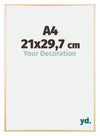 Austin Aluminium Photo Frame 21x29 7cm A4 Gold High Gloss Front Size | Yourdecoration.co.uk