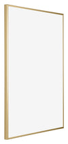 Austin Aluminium Photo Frame 21x30cm Gold High Gloss Front Oblique | Yourdecoration.co.uk