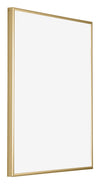 Austin Aluminium Photo Frame 24x30cm Gold High Gloss Front Oblique | Yourdecoration.co.uk