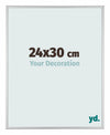 Austin Aluminium Photo Frame 24x30cm Silver Matt Front Size | Yourdecoration.co.uk