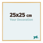 Austin Aluminium Photo Frame 25x25cm Gold Vintage Front Size | Yourdecoration.co.uk