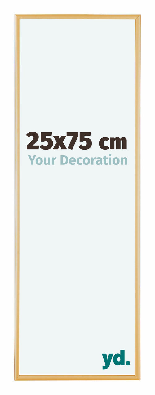 Austin Aluminium Photo Frame 25x75cm Gold Vintage Front Size | Yourdecoration.co.uk