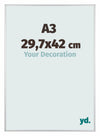 Austin Aluminium Photo Frame 29 7x42cm A3 Silver Matt Front Size | Yourdecoration.co.uk