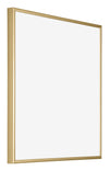 Austin Aluminium Photo Frame 30x30cm Gold High Gloss Front Oblique | Yourdecoration.co.uk