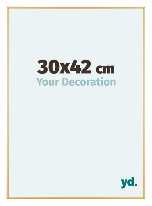 Austin Aluminium Photo Frame 30x42cm Gold Vintage Front Size | Yourdecoration.co.uk