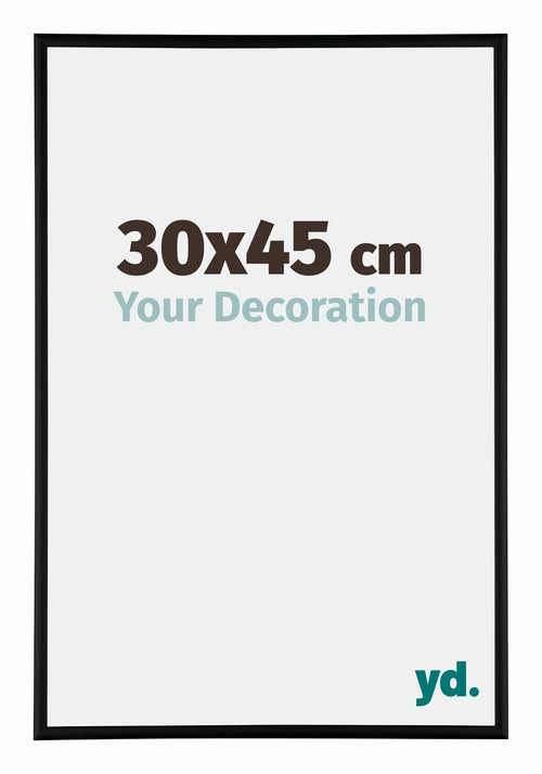 Austin Aluminium Photo Frame 30x45cm Black Matt Front Size | Yourdecoration.co.uk
