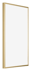 Austin Aluminium Photo Frame 30x50cm Gold High Gloss Front Oblique | Yourdecoration.co.uk
