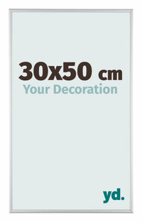 Austin Aluminium Photo Frame 30x50cm Silver Matt Front Size | Yourdecoration.co.uk