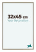 Austin Aluminium Photo Frame 32x45cm Champagne Front Size | Yourdecoration.co.uk