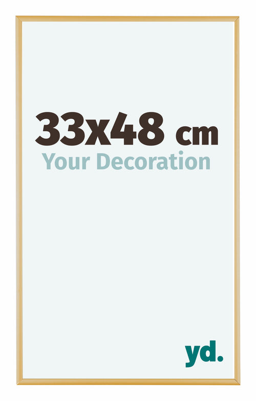 Austin Aluminium Photo Frame 33x48cm Gold Vintage Front Size | Yourdecoration.co.uk