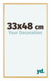 Austin Aluminium Photo Frame 33x48cm Gold Vintage Front Size | Yourdecoration.co.uk