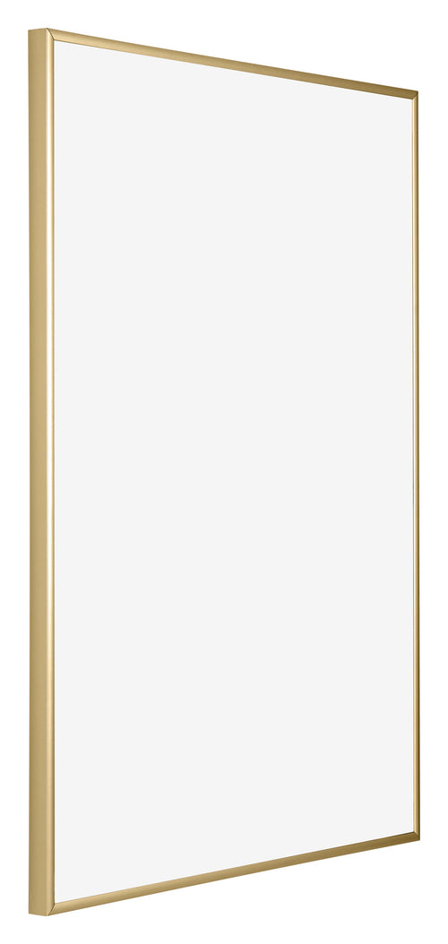 Austin Aluminium Photo Frame 35x50cm Gold High Gloss Front Oblique | Yourdecoration.co.uk
