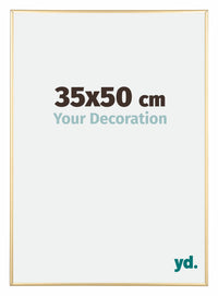 Austin Aluminium Photo Frame 35x50cm Gold High Gloss Front Size | Yourdecoration.co.uk