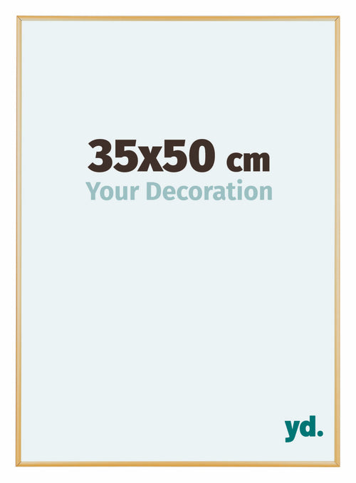 Austin Aluminium Photo Frame 35x50cm Gold Vintage Front Size | Yourdecoration.co.uk