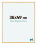 Austin Aluminium Photo Frame 36x49cm Gold Vintage Front Size | Yourdecoration.co.uk