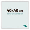 Austin Aluminium Photo Frame 40x40cm Silver Matt Front Size | Yourdecoration.co.uk