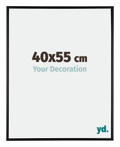 Austin Aluminium Photo Frame 40x55cm Black High Gloss Front Size | Yourdecoration.co.uk