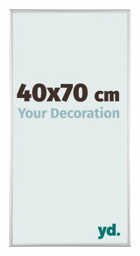 Austin Aluminium Photo Frame 40x70cm Silver Matt Front Size | Yourdecoration.co.uk