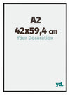 Austin Aluminium Photo Frame 42x59 4cm A2 Black Matt Front Size | Yourdecoration.co.uk