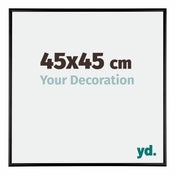 Austin Aluminium Photo Frame 45x45cm Black High Gloss Front Size | Yourdecoration.co.uk