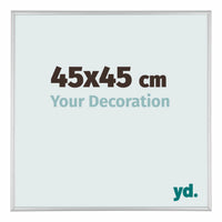 Austin Aluminium Photo Frame 45x45cm Silver Matt Front Size | Yourdecoration.co.uk